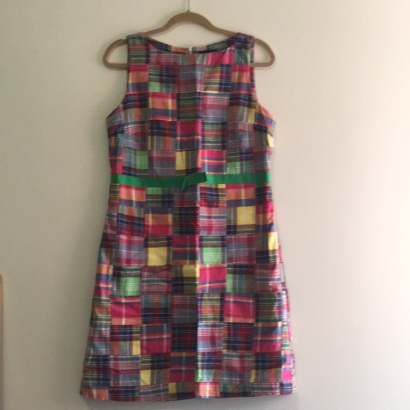 madras plaid dress womens